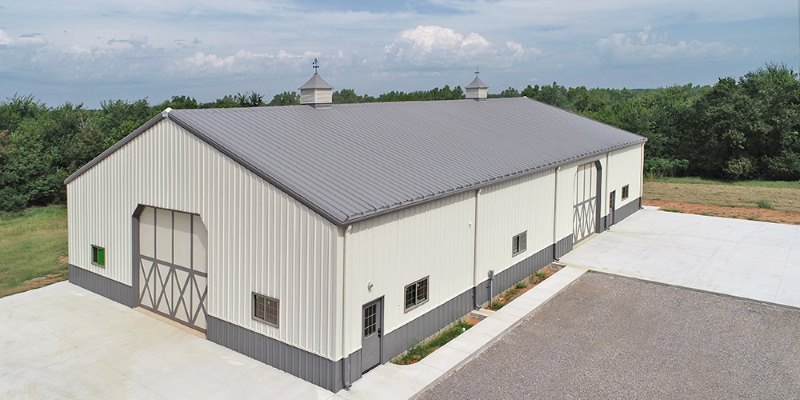 the farm metal agricultural building warm white grey